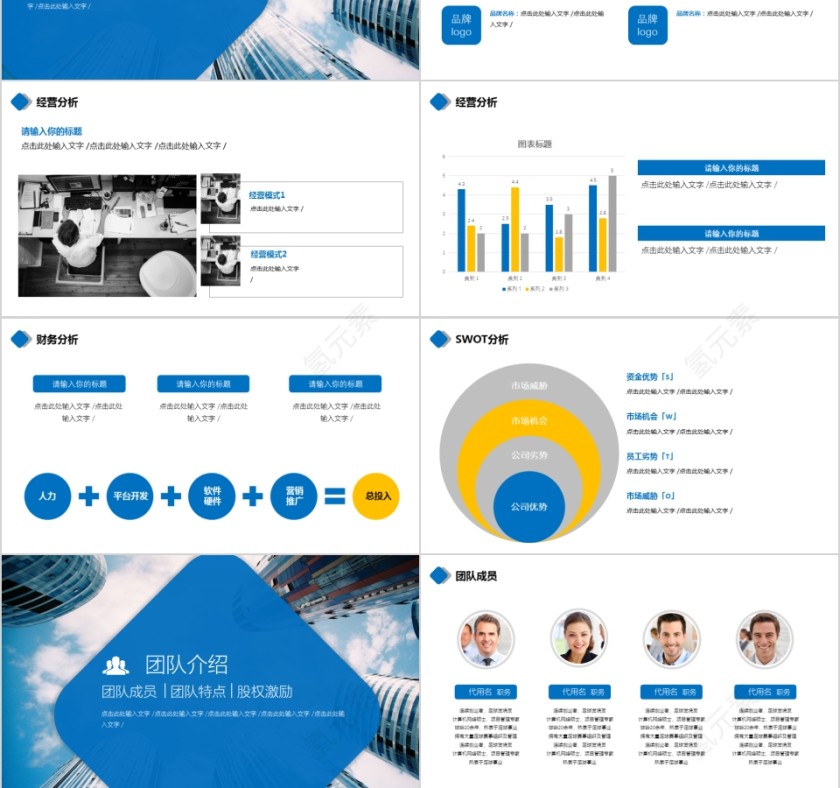 2019简约大气商务策划ppt模板商业创业计划书项目ppt模版融资路演第3张