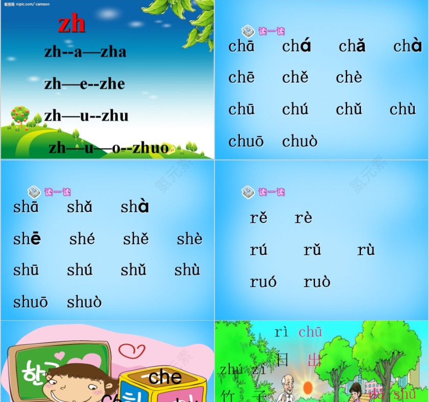 小学生汉语文拼音PPT课件 第5张