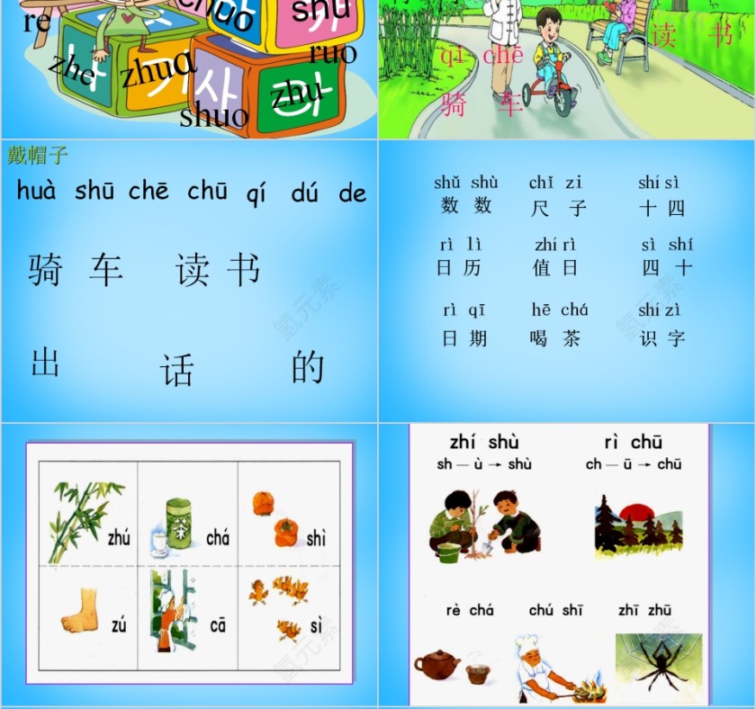 小学生汉语文拼音PPT课件 第6张