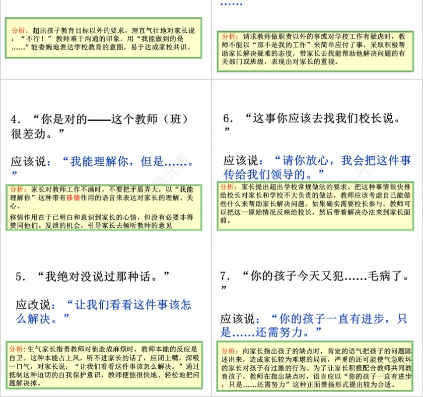 与家长沟通话术PPT第2张