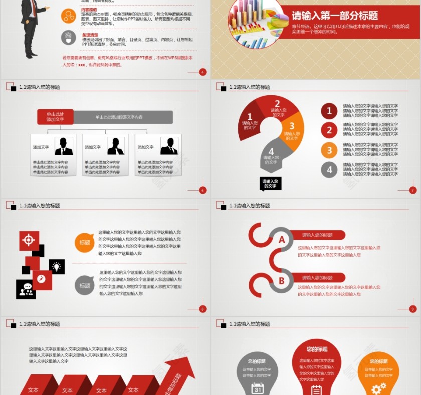 财务预算PPT模板 第2张