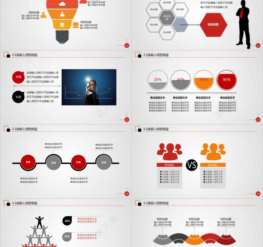 财务预算PPT模板 第5张