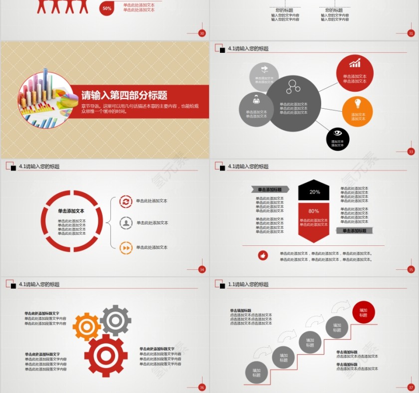 财务预算PPT模板 第6张
