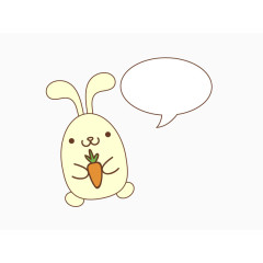 小兔子卡通矢量素材