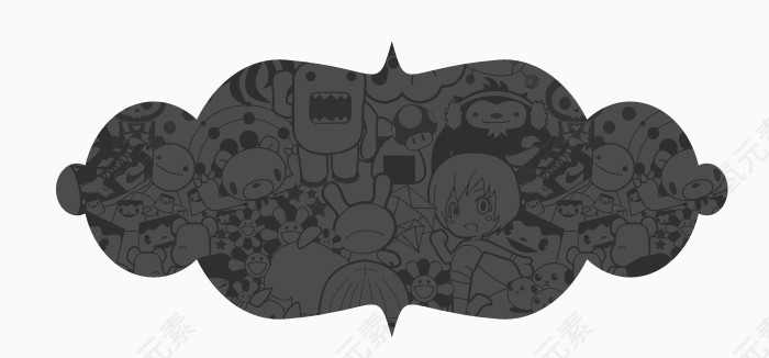 可爱装饰背景图片