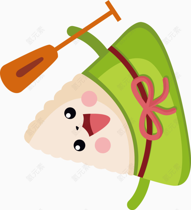 端午节粽子卡通手绘装饰元素