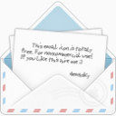 邮件打开信封1图标