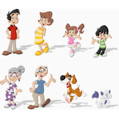 其乐融融一家人