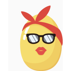 黄色扎头巾彩蛋