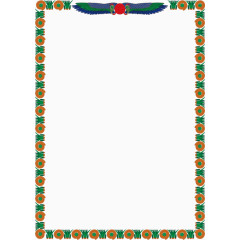 欧式复古花纹边框i