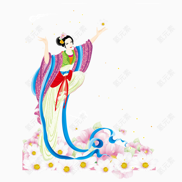 中秋节嫦娥免抠PNG图片