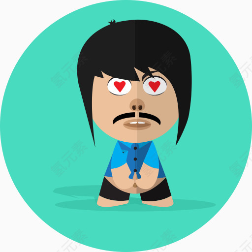 男孩卡通字符开朗孩子学校微笑男孩表达