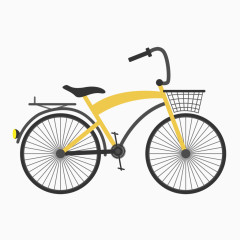 黄色自行车
