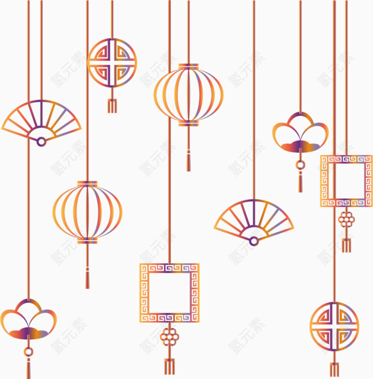 中国元素挂件