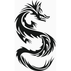 经典龙图案纹样图片