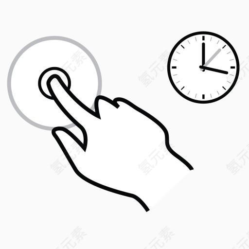 一手指持有gestureworks图标
