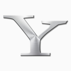 雅虎金属拉丝的图标