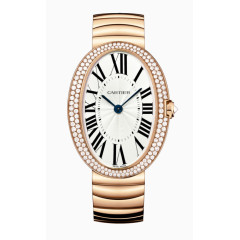 手表女表卡地亚金色镶钻腕表