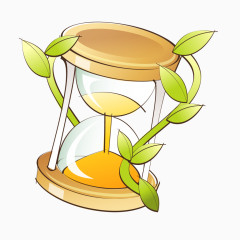 可爱卡通手绘沙漏