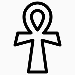 古埃及十字架图标