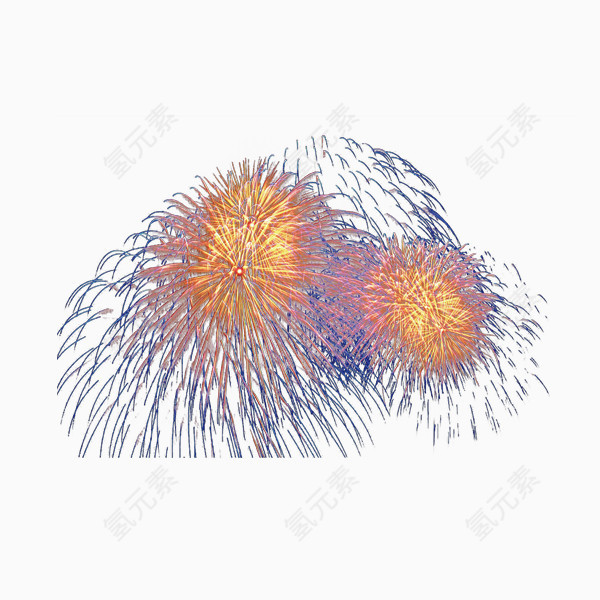 精美五彩烟花