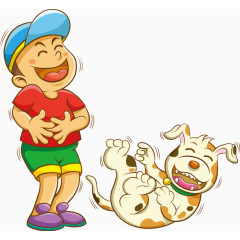 卡通小孩