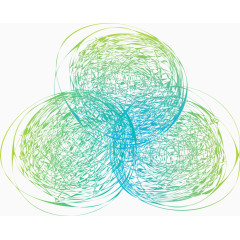 时尚创意手绘圈圈