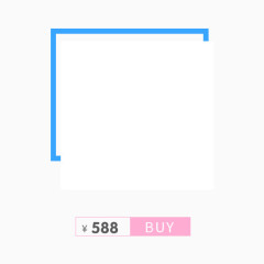 矢量扁平商品展示框元素