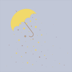 创意卡通星空背景矢量素材