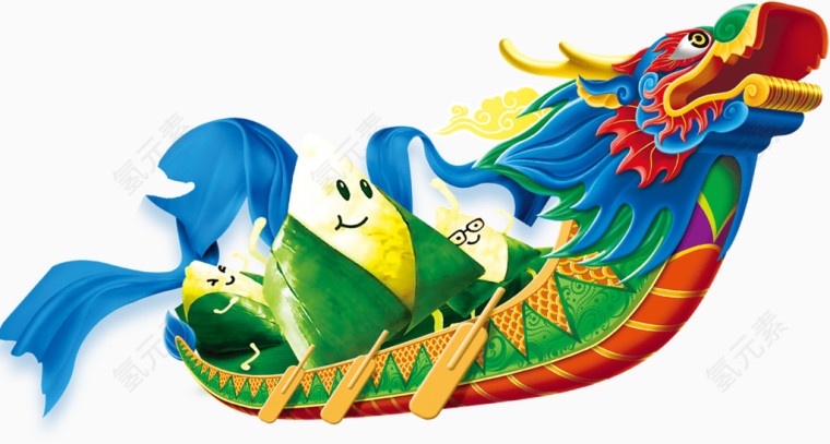端午粽子龙舟 