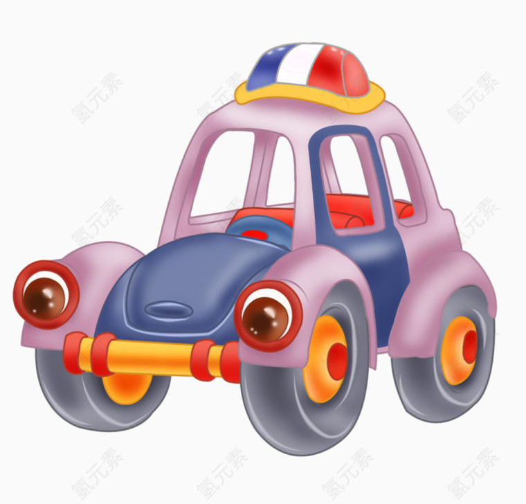 眼镜卡通汽车