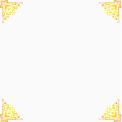 邀请函模板黄色花纹