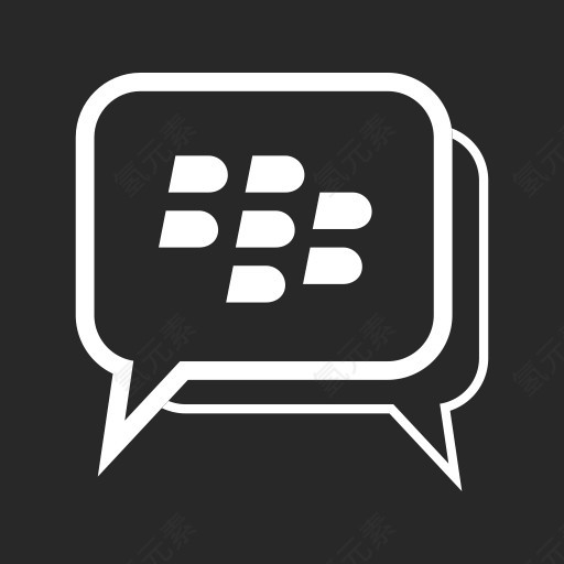 BBM黑莓通信通信器公司即时信使覆盆子无线社交平台按钮