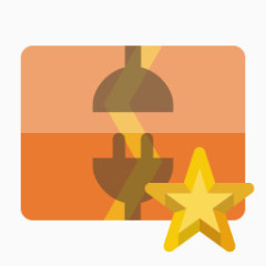 断开连接垂直明星flat-icons