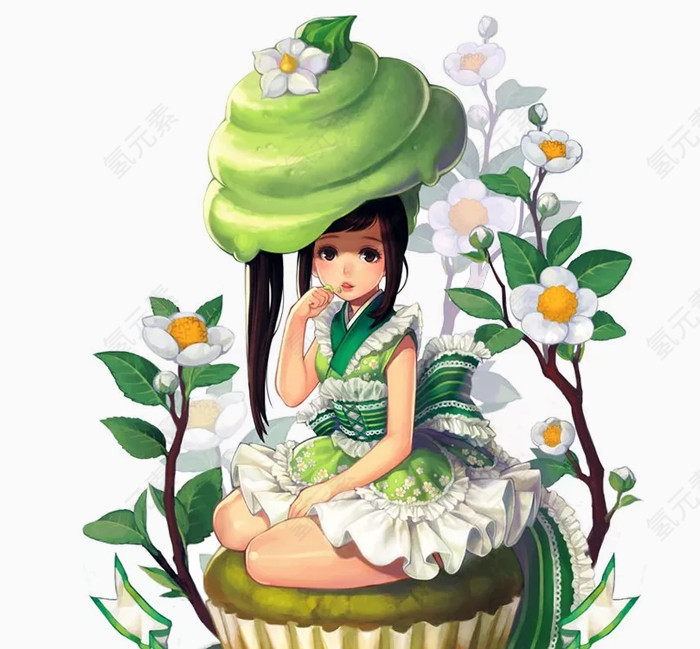 小清新素材手绘