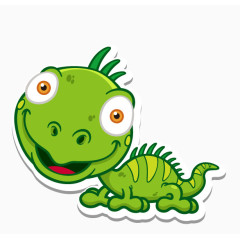 可爱恐龙贴纸
