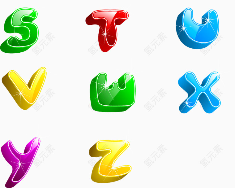 字母S~Z