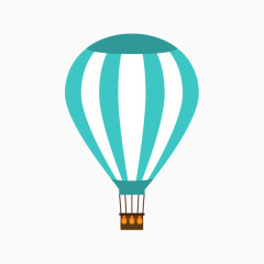 彩色热气球素材