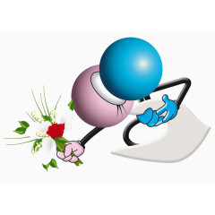 婚庆浪漫卡通图片