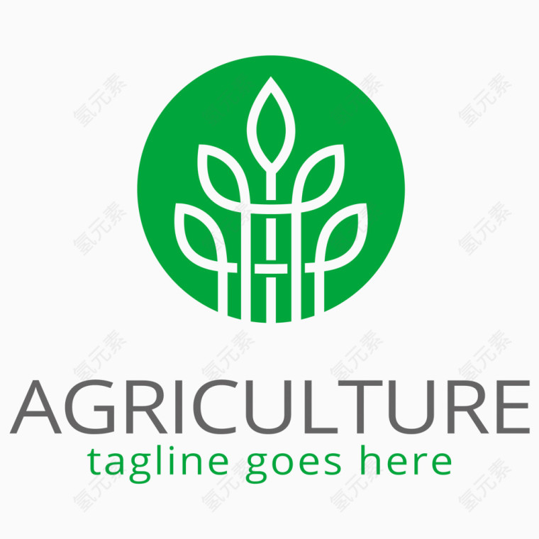 绿色环保logo矢量素材