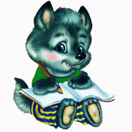 看书写字可爱猫咪