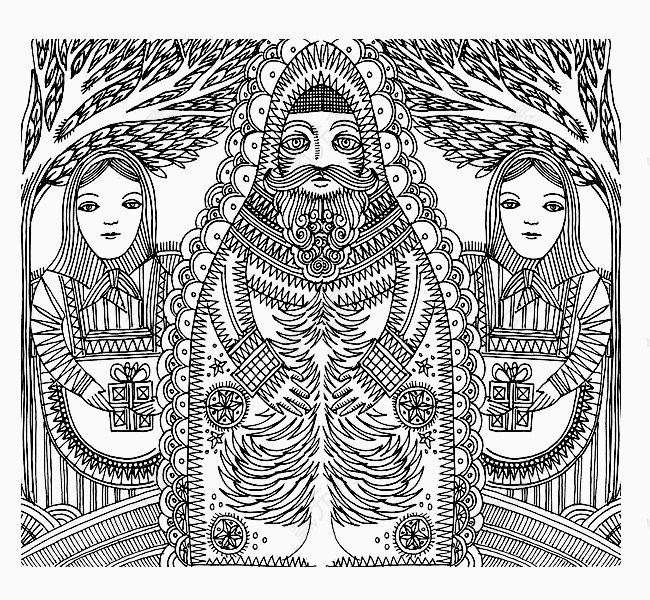 降临节日历插画
