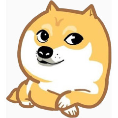 卡通手绘动物哈士奇