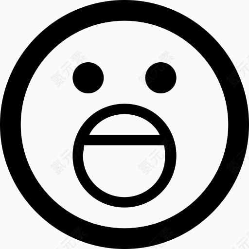 表情符号情感尖叫睡眠笑脸打哈欠表情符号