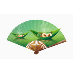 端午节元素折扇