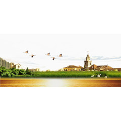 房地产元素湖畔