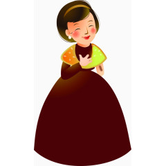 母亲节妈妈卡通人物