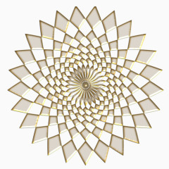 菱形多边形图案