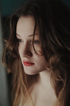 美丽,模糊,黑妞,特写,眼睛,脸,女孩,头发,嘴唇,模型,人,肖像,皮