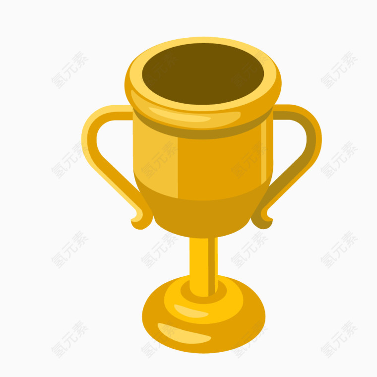 金黄色奖杯